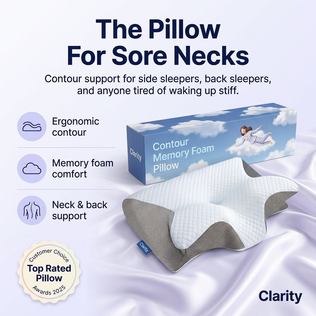 Clarity Contour Neck Relief Pillow